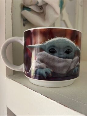 Grogu Baby Yoda The Mandalorian Ceramic Coffee Mug Cute Star Wars